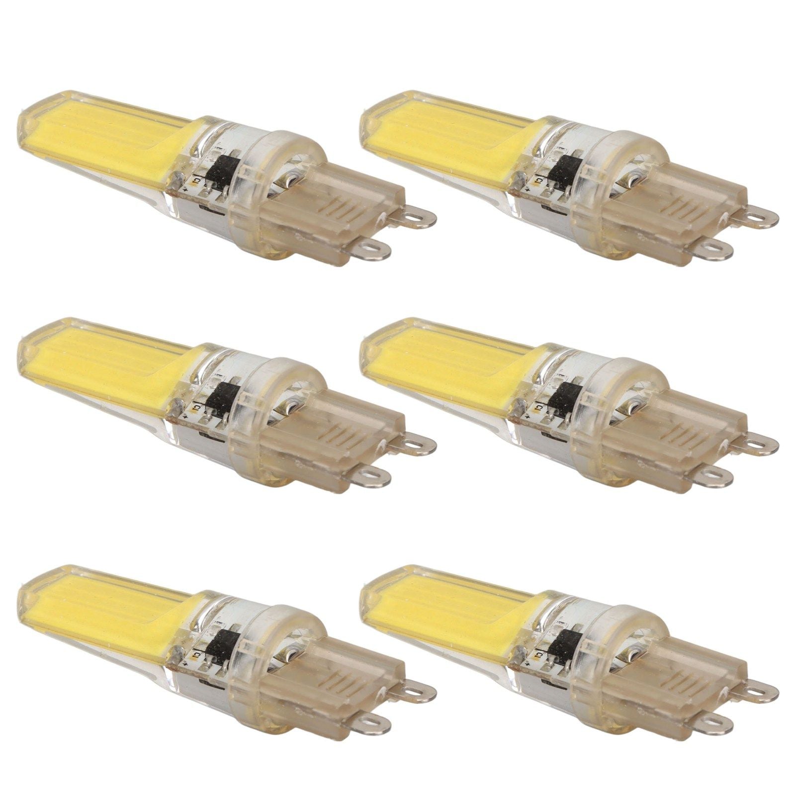 6pcs G9 LED Light Bulb COB Dimmable Professional G9 LED Bulb Replacement for Wall Lamps Table Lamps 220V V1294-YM0523-3119220066111