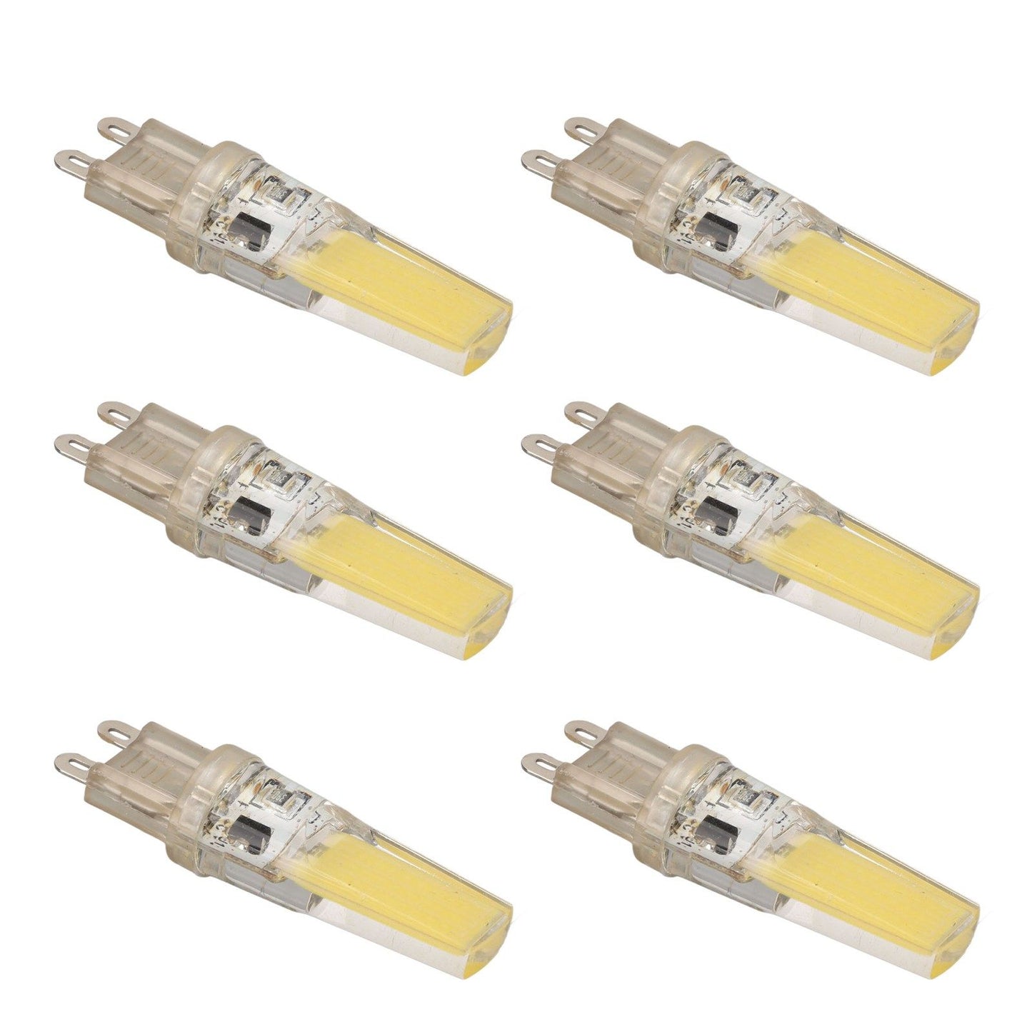 6pcs G9 LED Light Bulb COB Dimmable Professional G9 LED Bulb Replacement for Wall Lamps Table Lamps 220V V1294-YM0523-3119220066111
