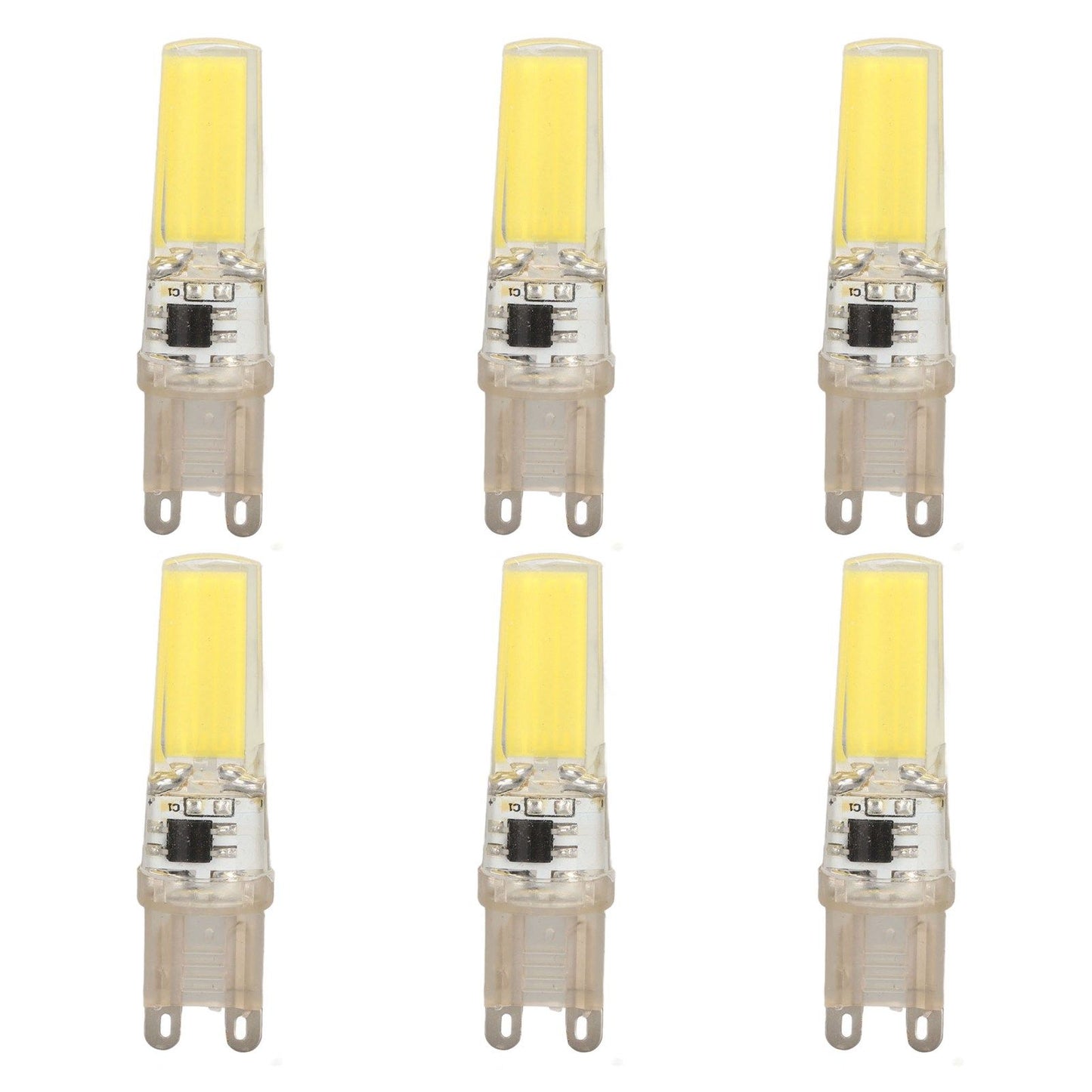 6pcs G9 LED Light Bulb COB Dimmable Professional G9 LED Bulb Replacement for Wall Lamps Table Lamps 220V V1294-YM0523-3119220066111