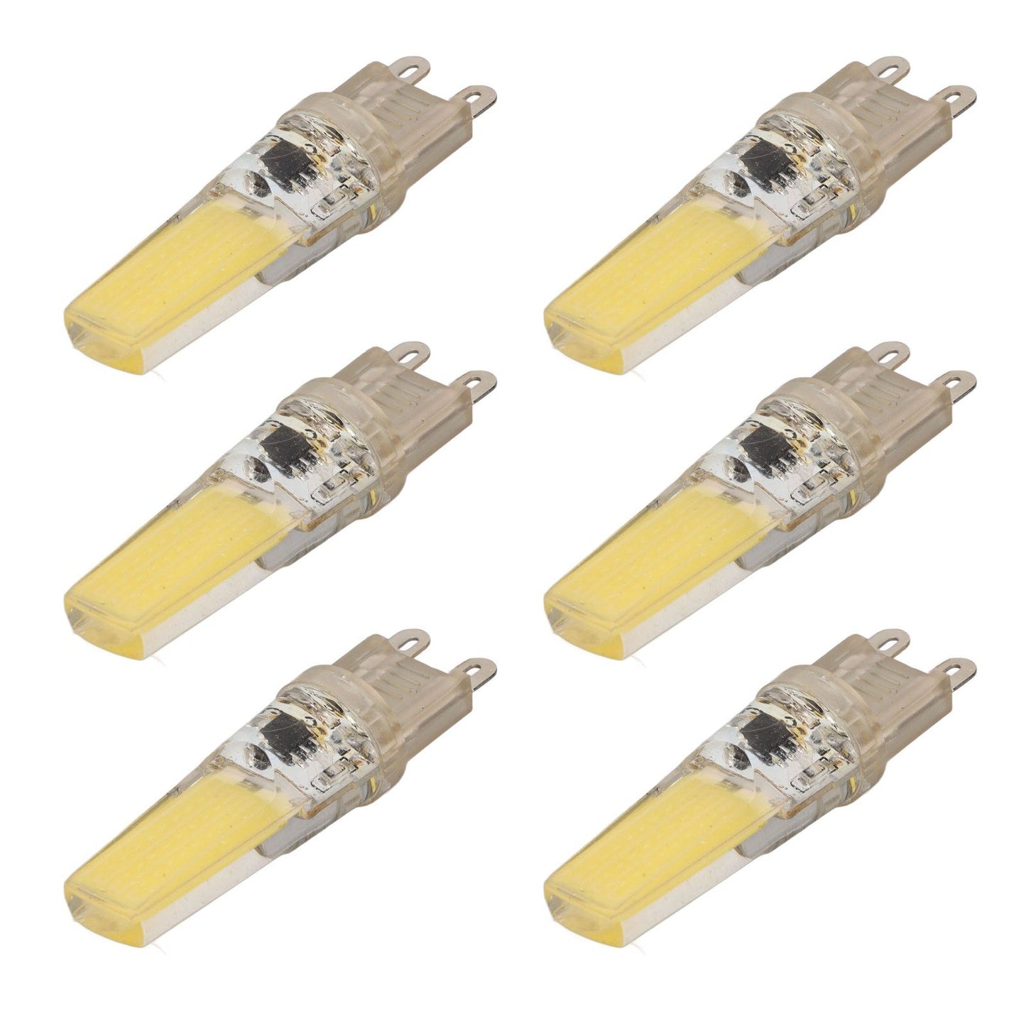 6pcs G9 LED Light Bulb COB Dimmable Professional G9 LED Bulb Replacement for Wall Lamps Table Lamps 220V V1294-YM0523-3119220066111
