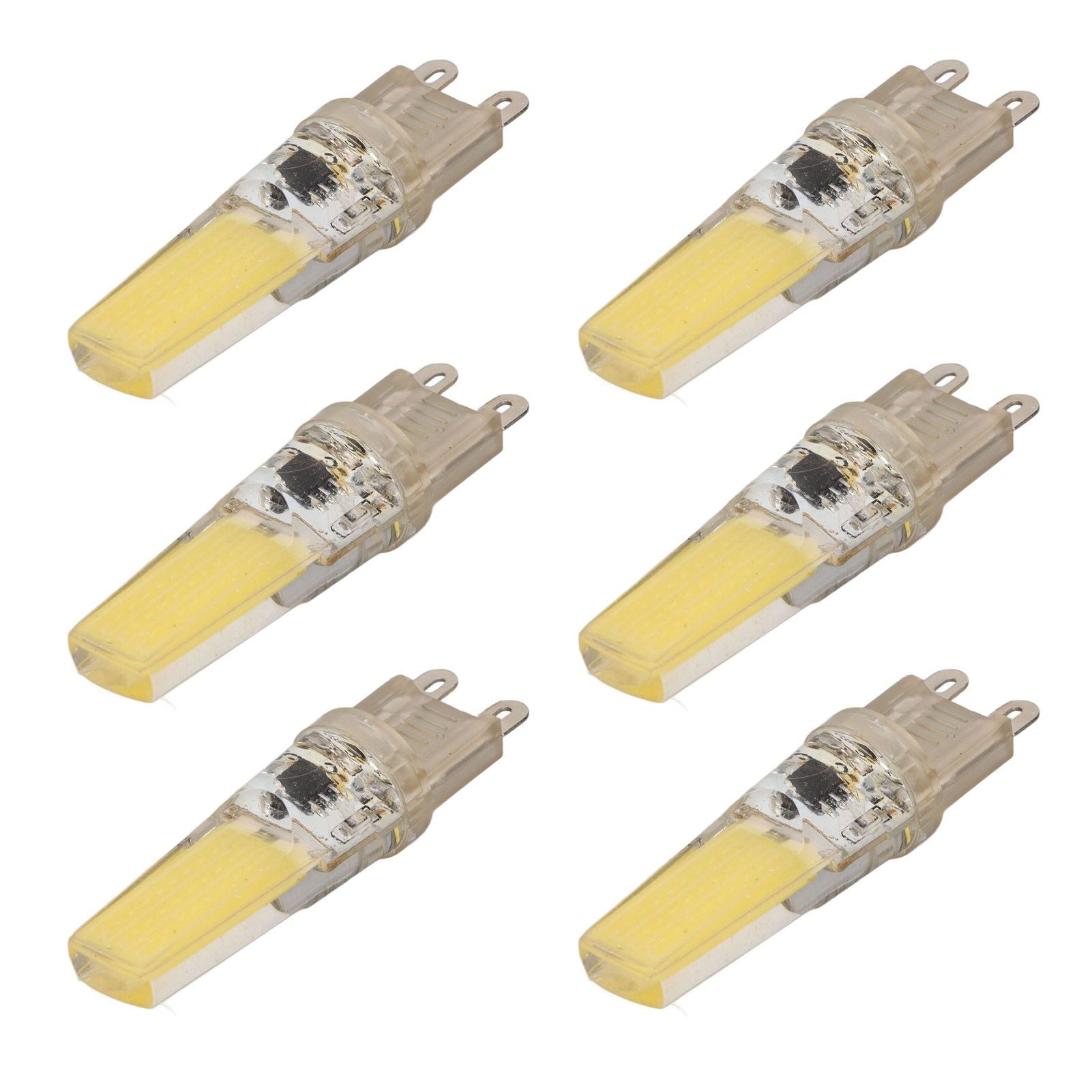 6pcs G9 LED Light Bulb COB Dimmable Professional G9 LED Bulb Replacement for Wall Lamps Table Lamps 220V V1294-YM0523-3119220066111