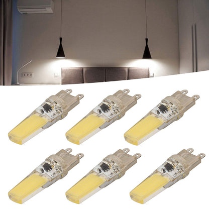 6pcs G9 LED Light Bulb COB Dimmable Professional G9 LED Bulb Replacement for Wall Lamps Table Lamps 220V V1294-YM0523-3119220066111