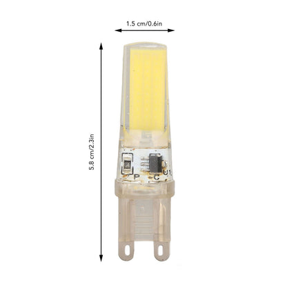 6pcs G9 LED Light Bulb COB Dimmable Professional G9 LED Bulb Replacement for Wall Lamps Table Lamps 220V V1294-YM0523-3119220066111