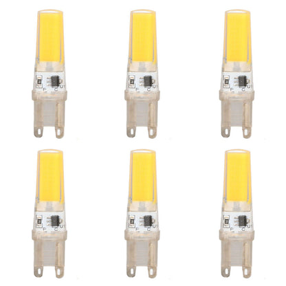 6pcs G9 LED Light Bulb COB Dimmable Professional G9 LED Bulb Replacement for Wall Lamps Table Lamps 220V Warm V1294-YM0523-3119220066112