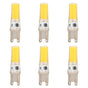 6pcs G9 LED Light Bulb COB Dimmable Professional G9 LED Bulb Replacement for Wall Lamps Table Lamps 220V Warm V1294-YM0523-3119220066112