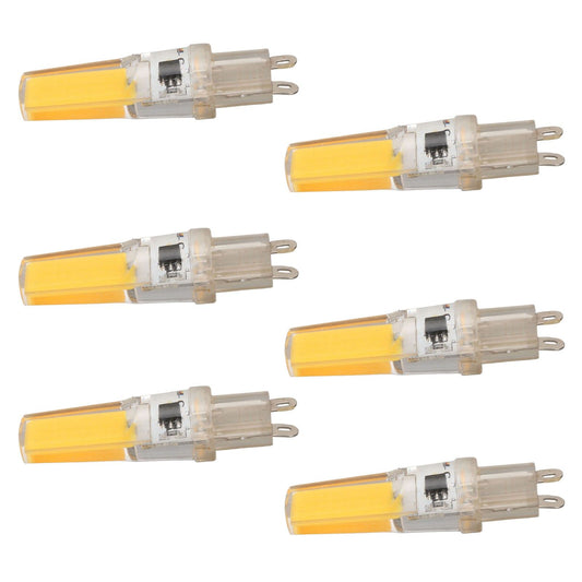 6pcs G9 LED Light Bulb COB Dimmable Professional G9 LED Bulb Replacement for Wall Lamps Table Lamps 220V Warm V1294-YM0523-3119220066112