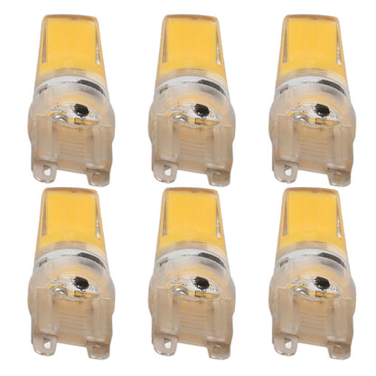 6pcs G9 LED Light Bulb COB Dimmable Professional G9 LED Bulb Replacement for Wall Lamps Table Lamps 220V Warm V1294-YM0523-3119220066112