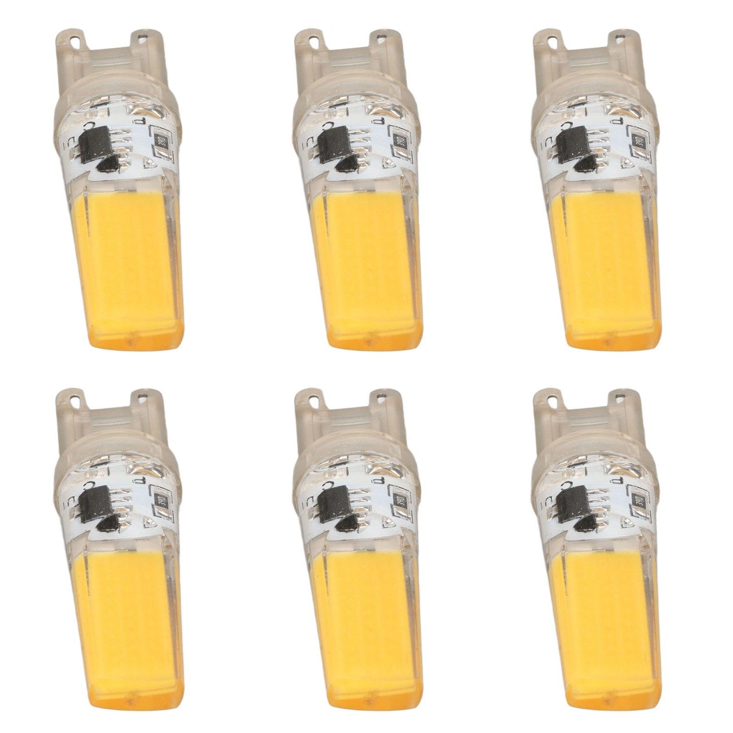 6pcs G9 LED Light Bulb COB Dimmable Professional G9 LED Bulb Replacement for Wall Lamps Table Lamps 220V Warm V1294-YM0523-3119220066112