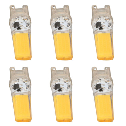 6pcs G9 LED Light Bulb COB Dimmable Professional G9 LED Bulb Replacement for Wall Lamps Table Lamps 220V Warm V1294-YM0523-3119220066112