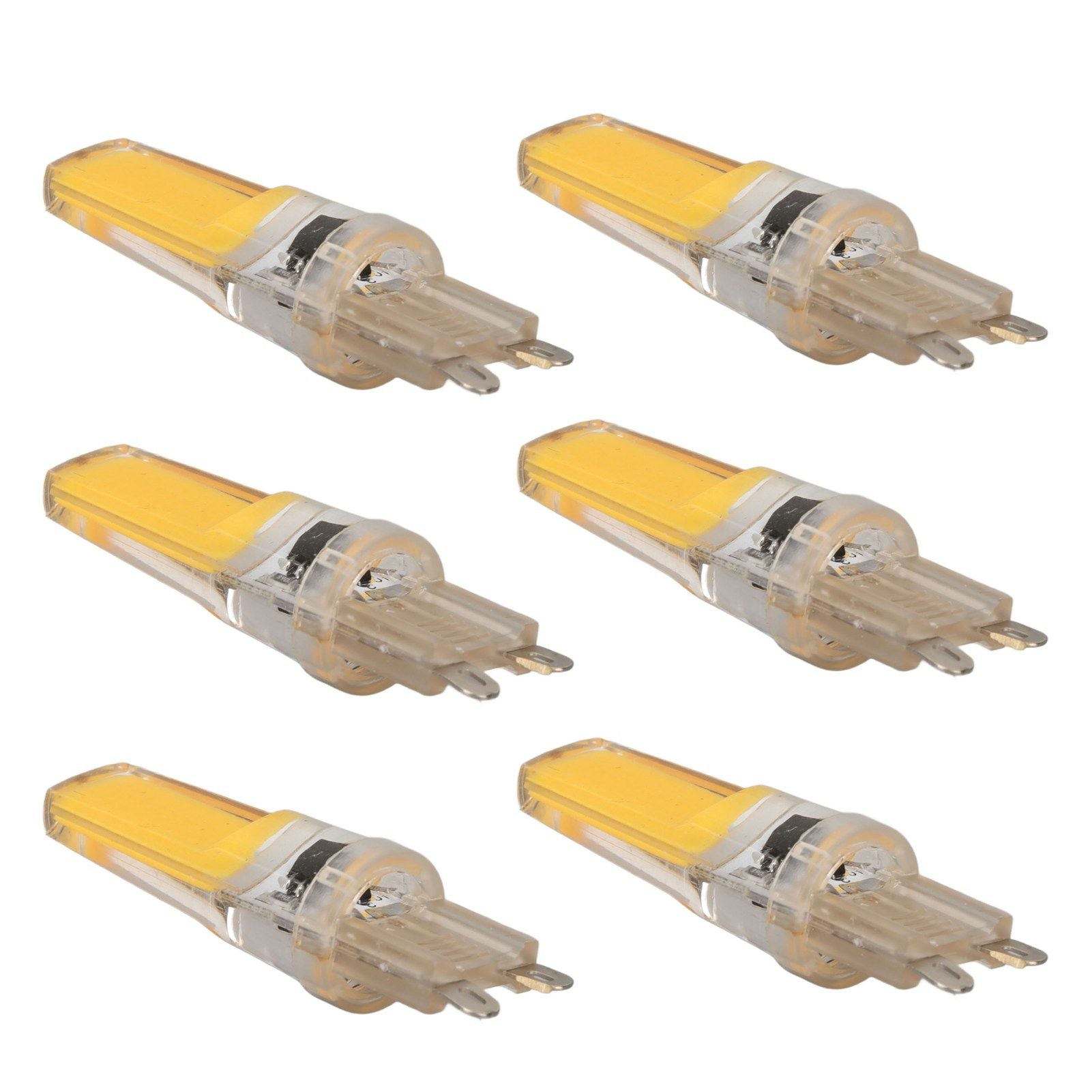 6pcs G9 LED Light Bulb COB Dimmable Professional G9 LED Bulb Replacement for Wall Lamps Table Lamps 220V Warm V1294-YM0523-3119220066112