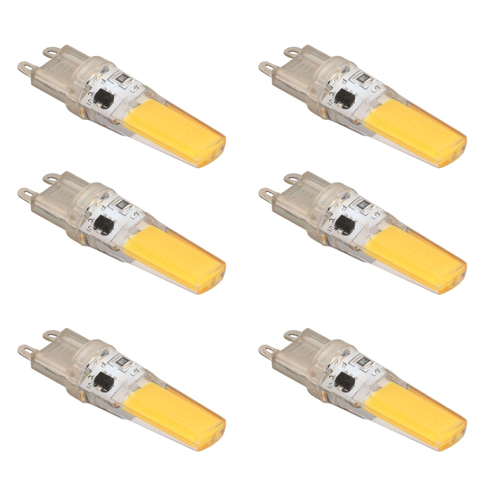 6pcs G9 LED Light Bulb COB Dimmable Professional G9 LED Bulb Replacement for Wall Lamps Table Lamps 220V Warm V1294-YM0523-3119220066112