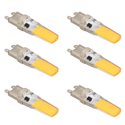 6pcs G9 LED Light Bulb COB Dimmable Professional G9 LED Bulb Replacement for Wall Lamps Table Lamps 220V Warm V1294-YM0523-3119220066112