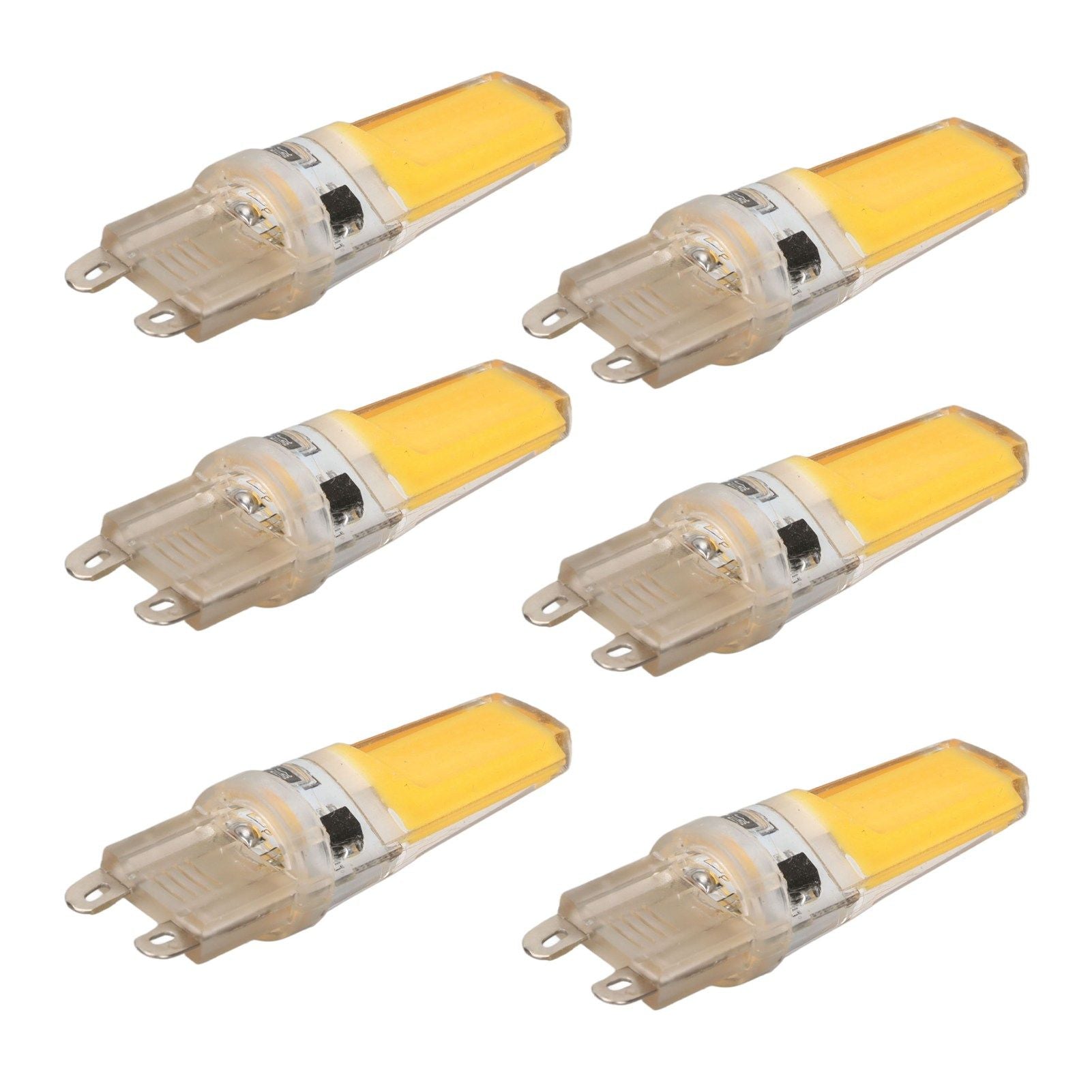 6pcs G9 LED Light Bulb COB Dimmable Professional G9 LED Bulb Replacement for Wall Lamps Table Lamps 220V Warm V1294-YM0523-3119220066112