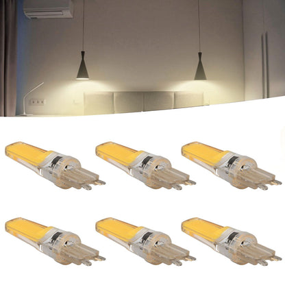 6pcs G9 LED Light Bulb COB Dimmable Professional G9 LED Bulb Replacement for Wall Lamps Table Lamps 220V Warm V1294-YM0523-3119220066112