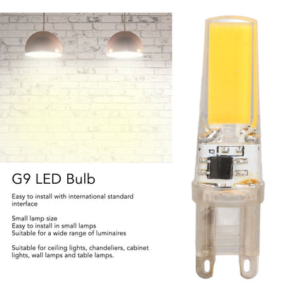 6pcs G9 LED Light Bulb COB Dimmable Professional G9 LED Bulb Replacement for Wall Lamps Table Lamps 220V Warm V1294-YM0523-3119220066112