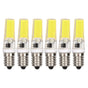 6PCS E14 COB Lamp Bulb Mini 360 Degree Lighting Heat Sinking Silicone Anti Glare for Chandelier Ceiling Light V1294-YM0523-3119220066211
