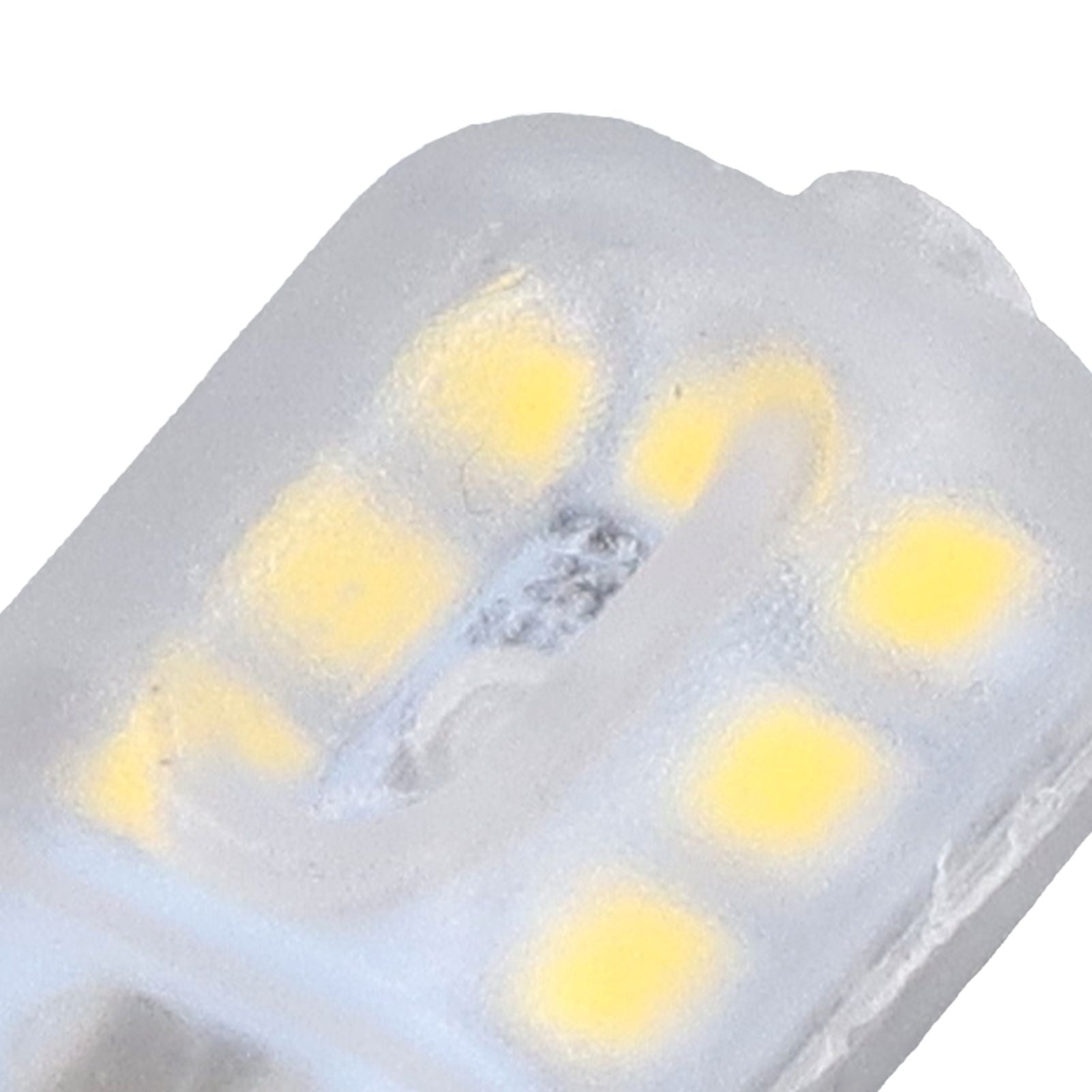 G9 Bulb Dimmable Eye Protection Energy Saving 14 LEDs 3W Light Bulb for Chandelier Table Lamp 6pcs White V1294-YM0523-3119220066311