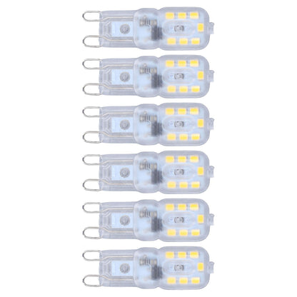 G9 Bulb Dimmable Eye Protection Energy Saving 14 LEDs 3W Light Bulb for Chandelier Table Lamp 6pcs Natural V1294-YM0523-3119220066315