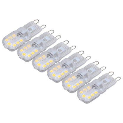 G9 Bulb Dimmable Eye Protection Energy Saving 14 LEDs 3W Light Bulb for Chandelier Table Lamp 6pcs Natural V1294-YM0523-3119220066315