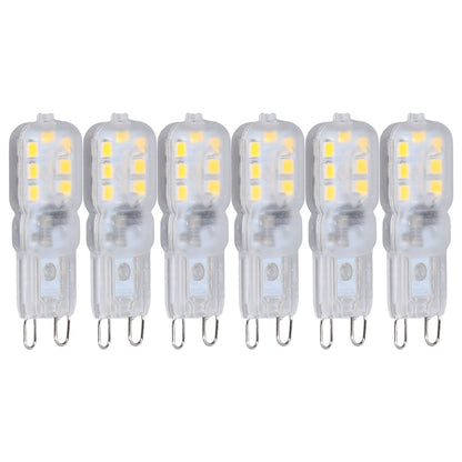 G9 Bulb Dimmable Eye Protection Energy Saving 14 LEDs 3W Light Bulb for Chandelier Table Lamp 6pcs Natural V1294-YM0523-3119220066315