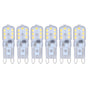 G9 Bulb Dimmable Eye Protection Energy Saving 14 LEDs 3W Light Bulb for Chandelier Table Lamp 6pcs Natural V1294-YM0523-3119220066316