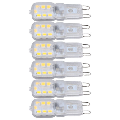 G9 Bulb Dimmable Eye Protection Energy Saving 14 LEDs 3W Light Bulb for Chandelier Table Lamp 6pcs Natural V1294-YM0523-3119220066316