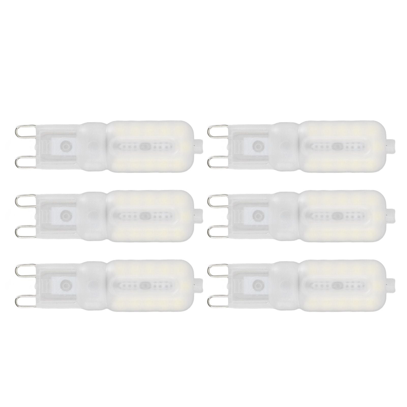 G9 Light Bulb Dimmable Eye Protection Energy Saving 5W 22 LED Small Bulbs for Ceiling Lamp Desk Lamp 6pcs V1294-YM0523-3119220066411