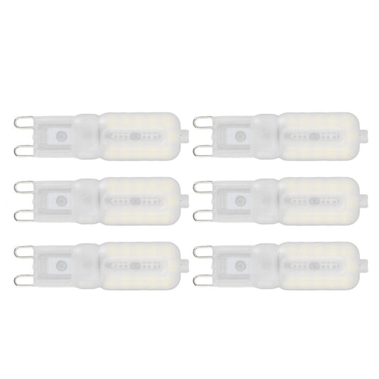 G9 Light Bulb Dimmable Eye Protection Energy Saving 5W 22 LED Small Bulbs for Ceiling Lamp Desk Lamp 6pcs V1294-YM0523-3119220066411