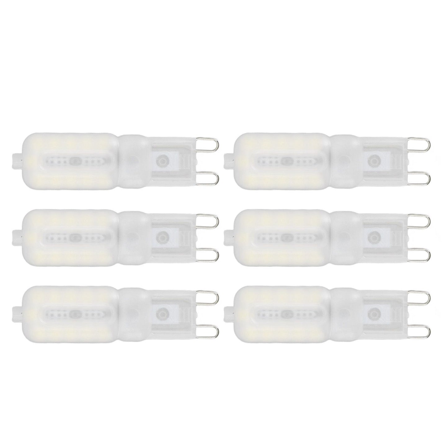 G9 Light Bulb Dimmable Eye Protection Energy Saving 5W 22 LED Small Bulbs for Ceiling Lamp Desk Lamp 6pcs V1294-YM0523-3119220066411