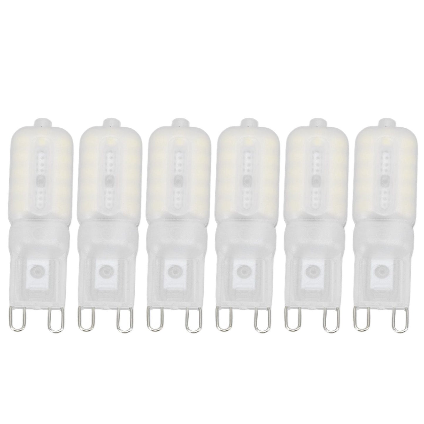 G9 Light Bulb Dimmable Eye Protection Energy Saving 5W 22 LED Small Bulbs for Ceiling Lamp Desk Lamp 6pcs V1294-YM0523-3119220066411
