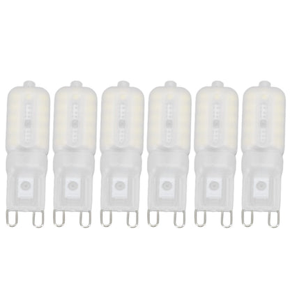 G9 Light Bulb Dimmable Eye Protection Energy Saving 5W 22 LED Small Bulbs for Ceiling Lamp Desk Lamp 6pcs V1294-YM0523-3119220066411