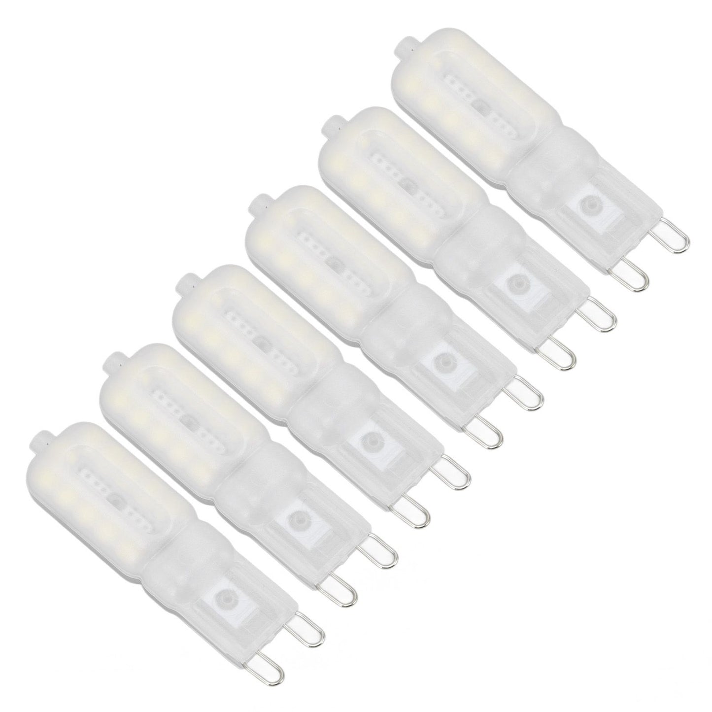 G9 Light Bulb Dimmable Eye Protection Energy Saving 5W 22 LED Small Bulbs for Ceiling Lamp Desk Lamp 6pcs V1294-YM0523-3119220066411