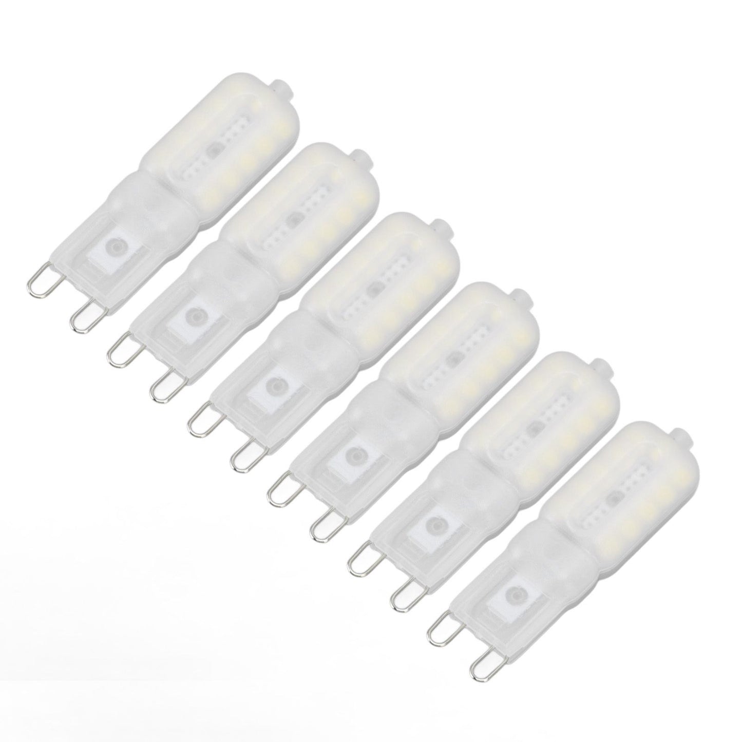 G9 Light Bulb Dimmable Eye Protection Energy Saving 5W 22 LED Small Bulbs for Ceiling Lamp Desk Lamp 6pcs V1294-YM0523-3119220066411