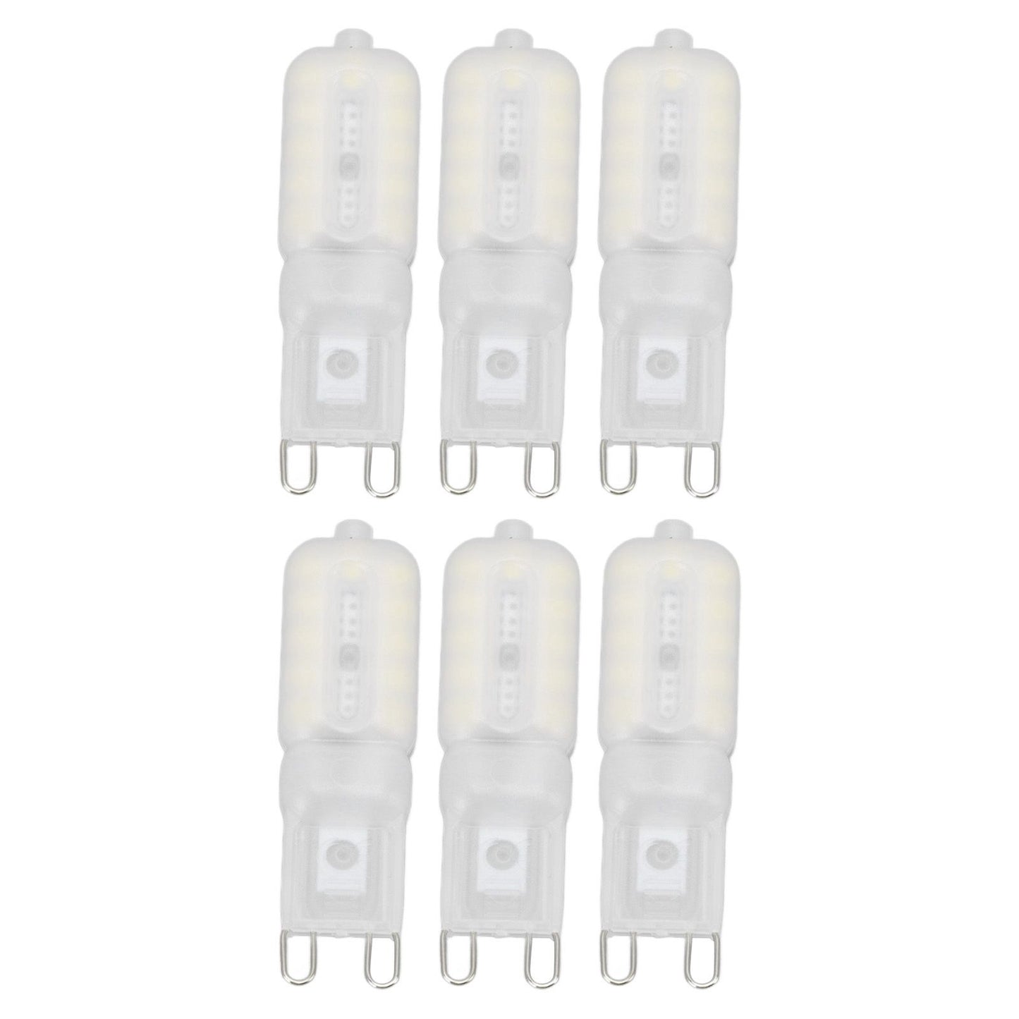 G9 Light Bulb Dimmable Eye Protection Energy Saving 5W 22 LED Small Bulbs for Ceiling Lamp Desk Lamp 6pcs V1294-YM0523-3119220066411