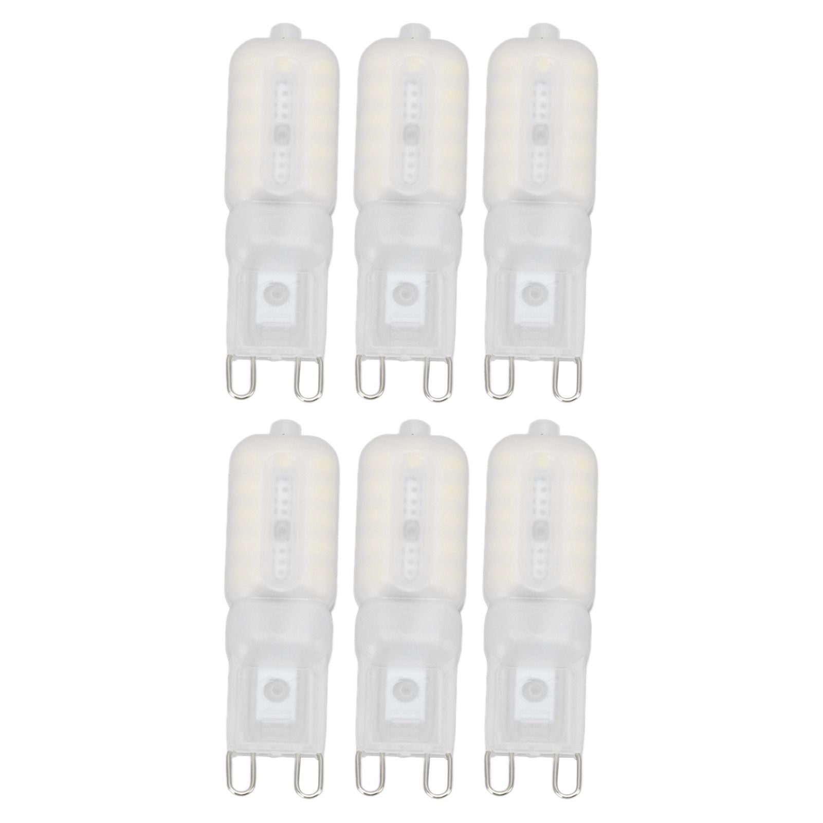 G9 Light Bulb Dimmable Eye Protection Energy Saving 5W 22 LED Small Bulbs for Ceiling Lamp Desk Lamp 6pcs V1294-YM0523-3119220066411