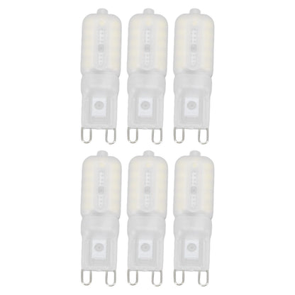 G9 Light Bulb Dimmable Eye Protection Energy Saving 5W 22 LED Small Bulbs for Ceiling Lamp Desk Lamp 6pcs V1294-YM0523-3119220066411