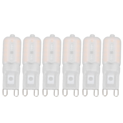 G9 Light Bulb Dimmable Eye Protection Energy Saving 5W 22 LED Small Bulbs for Ceiling Lamp Desk Lamp 6pcs V1294-YM0523-3119220066413