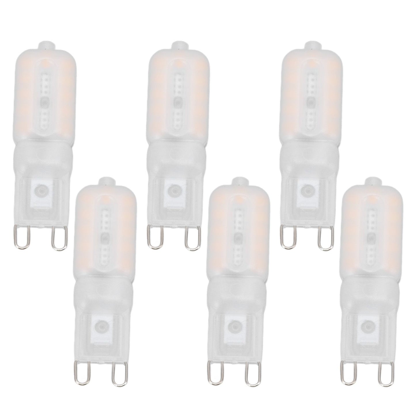 G9 Light Bulb Dimmable Eye Protection Energy Saving 5W 22 LED Small Bulbs for Ceiling Lamp Desk Lamp 6pcs V1294-YM0523-3119220066413
