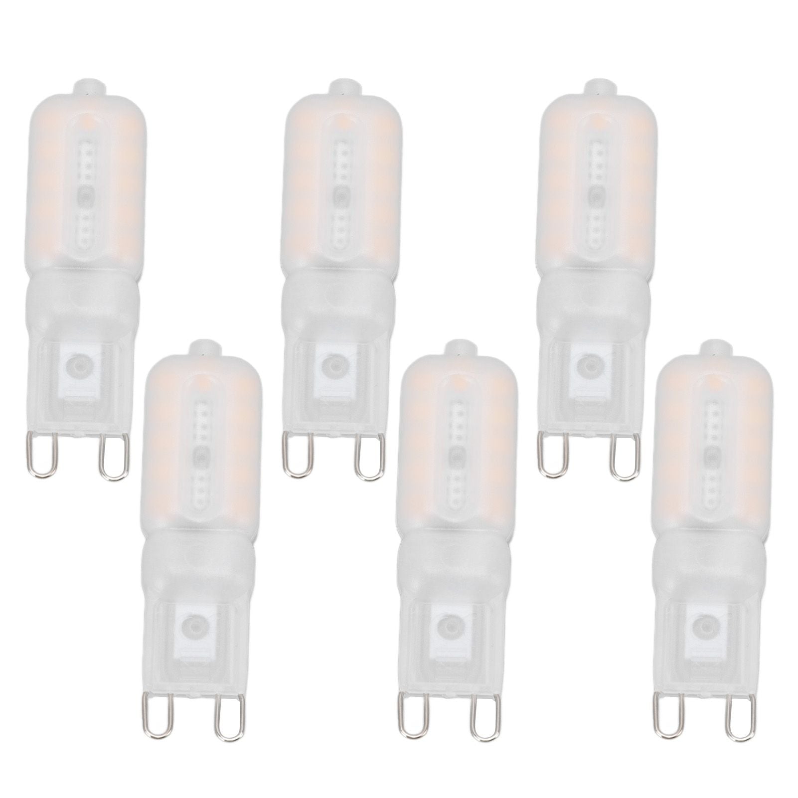 G9 Light Bulb Dimmable Eye Protection Energy Saving 5W 22 LED Small Bulbs for Ceiling Lamp Desk Lamp 6pcs V1294-YM0523-3119220066413