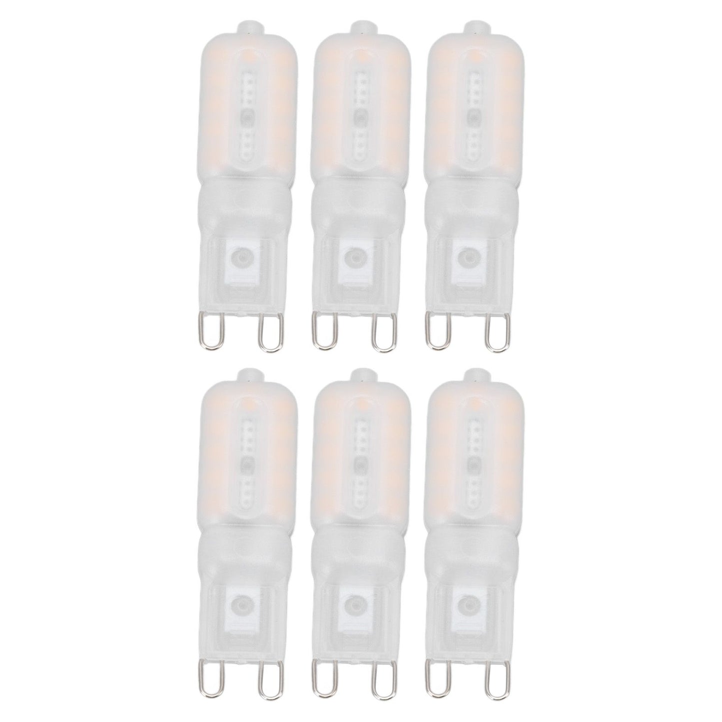 G9 Light Bulb Dimmable Eye Protection Energy Saving 5W 22 LED Small Bulbs for Ceiling Lamp Desk Lamp 6pcs V1294-YM0523-3119220066413