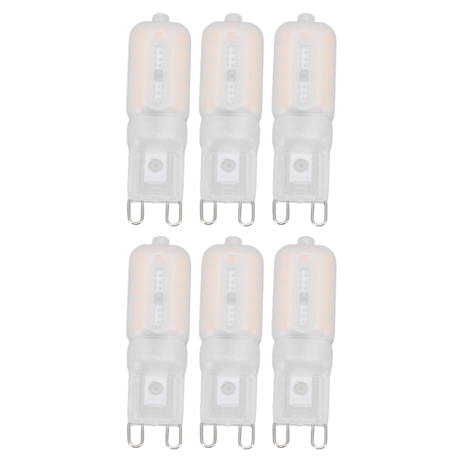 G9 Light Bulb Dimmable Eye Protection Energy Saving 5W 22 LED Small Bulbs for Ceiling Lamp Desk Lamp 6pcs V1294-YM0523-3119220066413