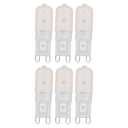 G9 Light Bulb Dimmable Eye Protection Energy Saving 5W 22 LED Small Bulbs for Ceiling Lamp Desk Lamp 6pcs V1294-YM0523-3119220066413