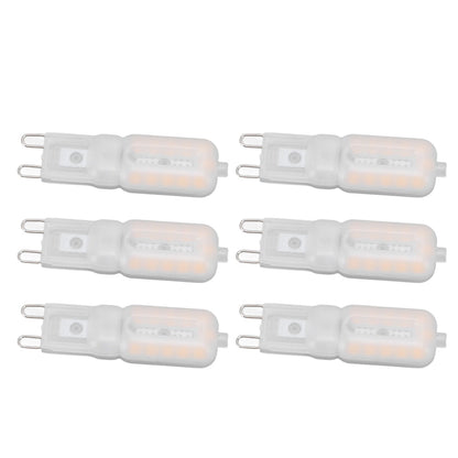 G9 Light Bulb Dimmable Eye Protection Energy Saving 5W 22 LED Small Bulbs for Ceiling Lamp Desk Lamp 6pcs V1294-YM0523-3119220066413