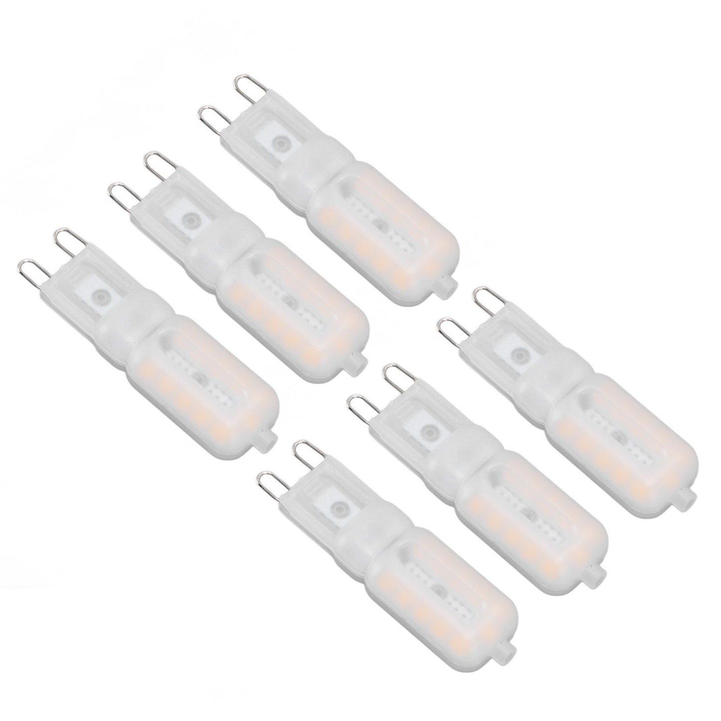 G9 Light Bulb Dimmable Eye Protection Energy Saving 5W 22 LED Small Bulbs for Ceiling Lamp Desk Lamp 6pcs V1294-YM0523-3119220066413