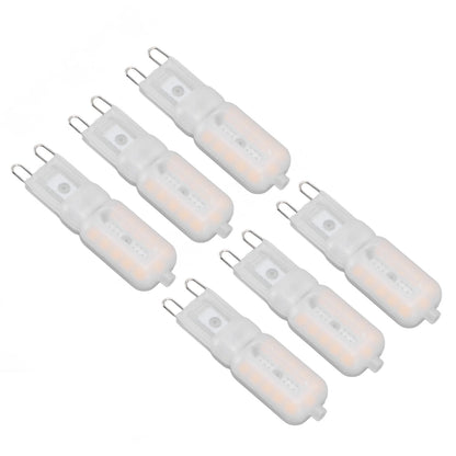 G9 Light Bulb Dimmable Eye Protection Energy Saving 5W 22 LED Small Bulbs for Ceiling Lamp Desk Lamp 6pcs V1294-YM0523-3119220066413