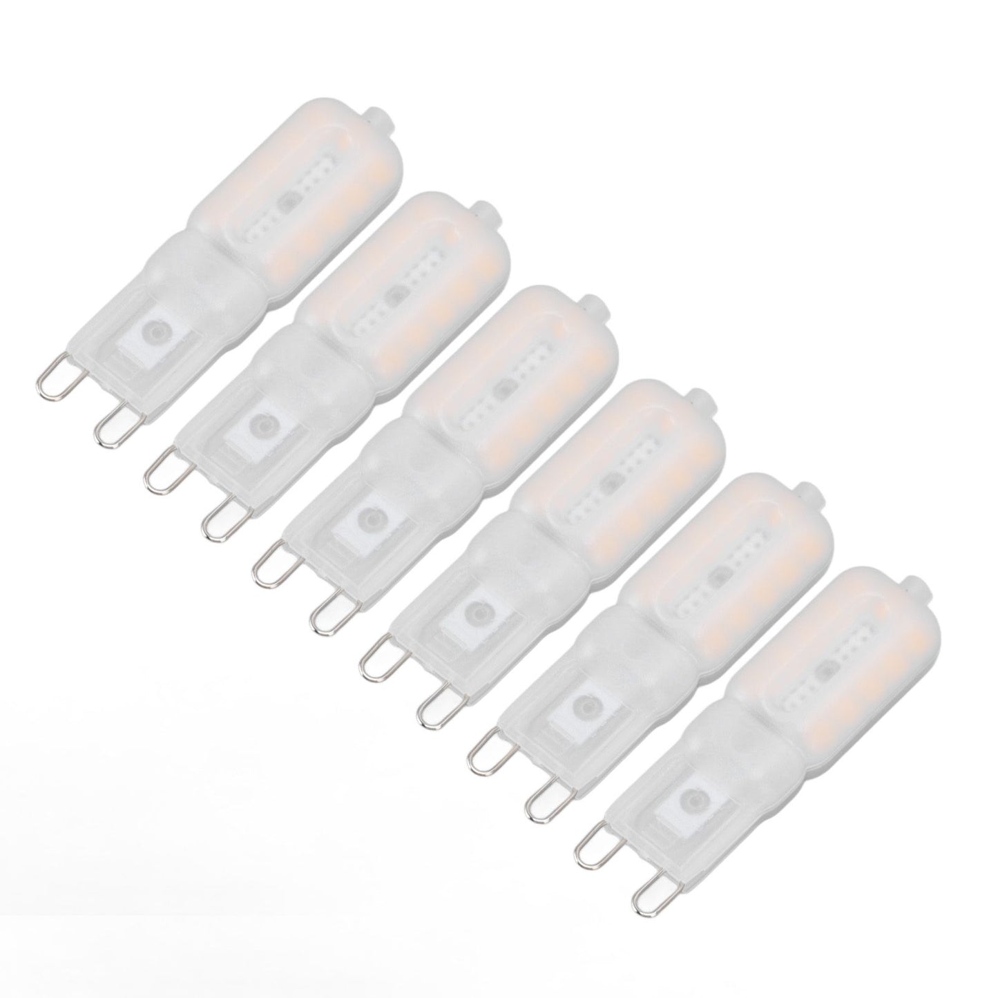 G9 Light Bulb Dimmable Eye Protection Energy Saving 5W 22 LED Small Bulbs for Ceiling Lamp Desk Lamp 6pcs V1294-YM0523-3119220066413