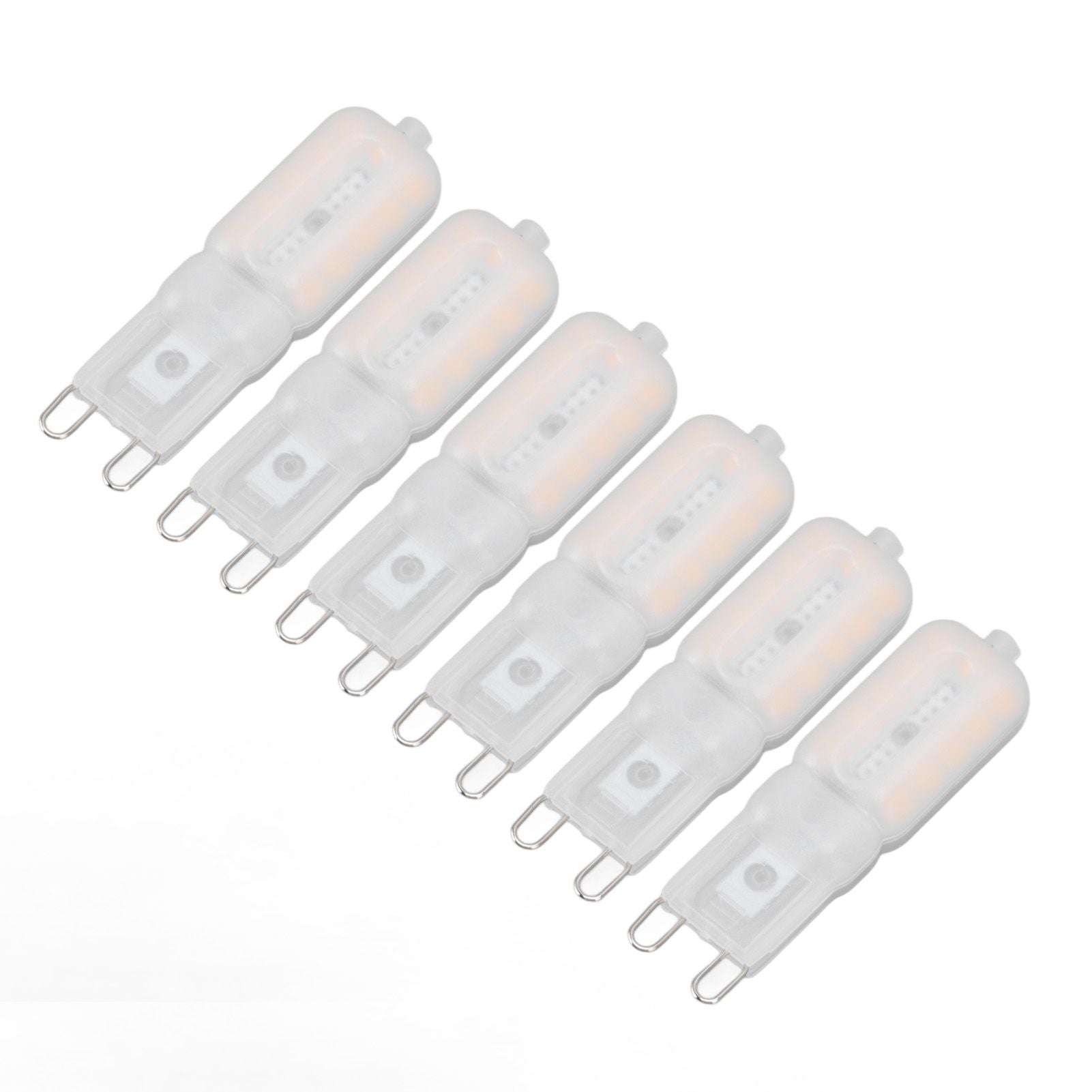 G9 Light Bulb Dimmable Eye Protection Energy Saving 5W 22 LED Small Bulbs for Ceiling Lamp Desk Lamp 6pcs V1294-YM0523-3119220066413