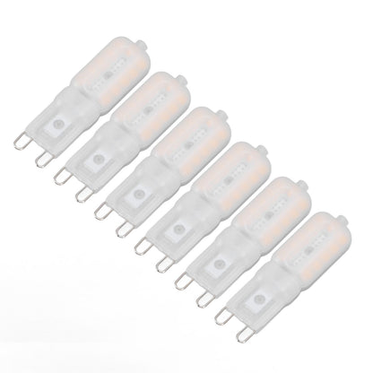 G9 Light Bulb Dimmable Eye Protection Energy Saving 5W 22 LED Small Bulbs for Ceiling Lamp Desk Lamp 6pcs V1294-YM0523-3119220066413