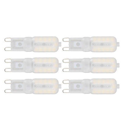 G9 Light Bulb Dimmable Eye Protection Energy Saving 5W 22 LED Small Bulbs for Ceiling Lamp Desk Lamp 6pcs V1294-YM0523-3119220066416