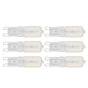 G9 Light Bulb Dimmable Eye Protection Energy Saving 5W 22 LED Small Bulbs for Ceiling Lamp Desk Lamp 6pcs V1294-YM0523-3119220066416